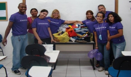 Ações sociais promovidas pela FACETEN e seus alunos
