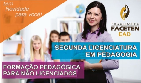 FORMAÇÃO PEDAGÓGICA E 2º LICENCIATURA EM PEDAGOGIA